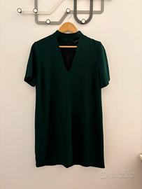 Abito verde scuro Zara