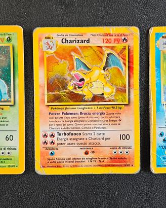 pokemon charizard venusaur blastoise set base