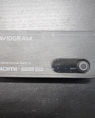 Switch HDMI 2.1 Bidirezionale 2 in 1 