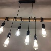 Lampadario a sospensione stile industriale 6 luci