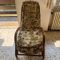 SEDIE SDRAIO VINTAGE IN BAMBÙ