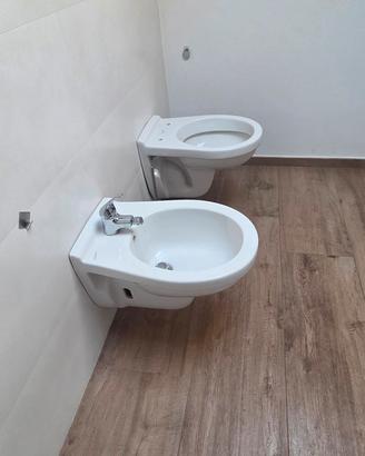 arredo bagno, sanitari sospesi 