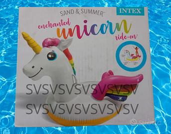 Unicorno Gonfiabile e Cavalcabile INTEX