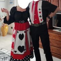 vestito Carnevale donna e camicia uomo