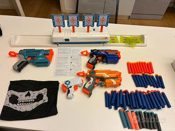 Lotto Nerf pistole dardi bersaglio mobile