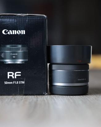 Canon RF 50 mm F1.8 STM come nuovo