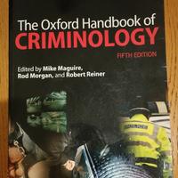 The Oxford handbook of criminology (fifth edition)