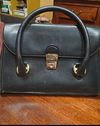 borsa vintage Starlet in pelle nera 