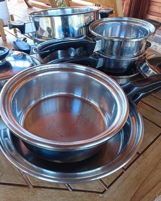 batteria pentole san Francisco acciaio inox 18/10