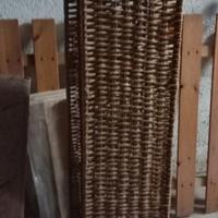 Lampada da terra etnica vimini