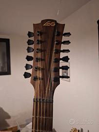Chitarra Jumbo 12 corde Lag T177J12CE elettrificat