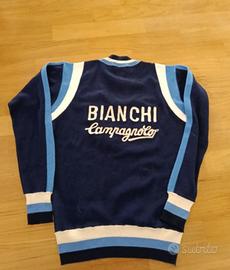 Maglia post gara in lana ciclismo Bianchi