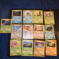 Lotto 12 carte Pokémon set Ex Rosso Fuoco e Verde 