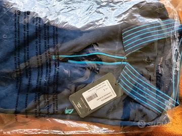 polo giorgio di mare blu uomo taglia L, con zip