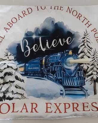 Federa Cuscino natalizio Polar Express 