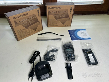2X Radio baofeng UV-82 ricetrasmittente dual band