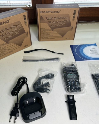 2X Radio baofeng UV-82 ricetrasmittente dual band