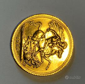 sterlina inglese oro 1966