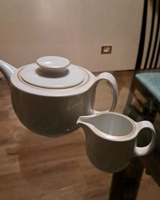 lattiera e teiera ceramica