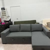 Divano anna 230x150 con carrello e cassettone