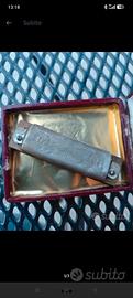 Armonica Hohner Piccolo vintage con custodia