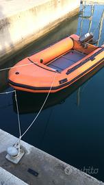 Gommone smontabile 4.2m  neoprene + ruote inox