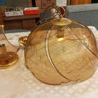 lampadario e abajur anni 80