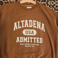 Felpa marrone Pacific Republic senza cappuccio