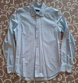 camicia uomo Liu Jo 39 M L cotone azzurra righe