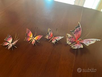 Farfalle decorative in ferro battuto - Arredamento e Casalinghi In