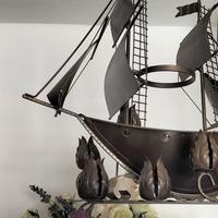 veliero antico ferro battuto