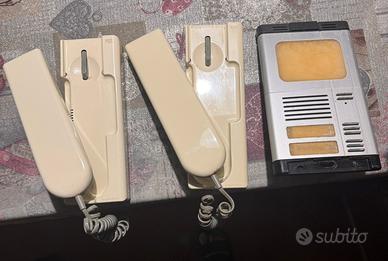 Coppia citofoni urmet posto esterno alimentatore