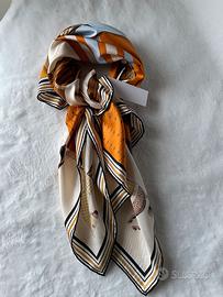 foulard di seta / silk 100% Nuovo con cartellino