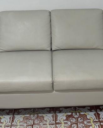 Divano/pouf letto/tavolino in vetro