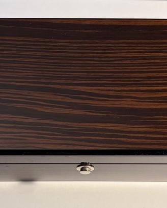 Cofanetto legno striato BECO Macassar 5  orologi
