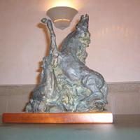 Scultura in bronzo a cera persa di Aligi Sassu
