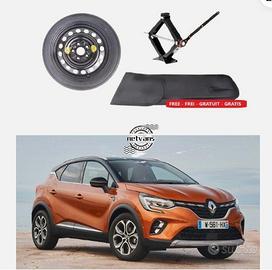 KIT ruota di scorta completo per Renault Captur