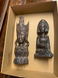 STATUETTE EBANO INDONESIANO