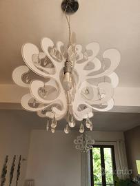 lampadario in plexisglass 