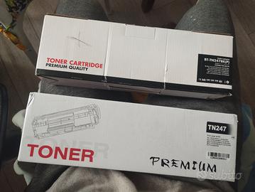 N.2 toner nero TN247 per stampante brother 