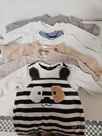 Tutine in ciniglia taglia 1 mese