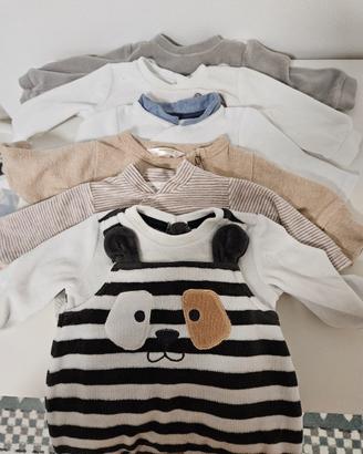 Tutine in ciniglia taglia 1 mese