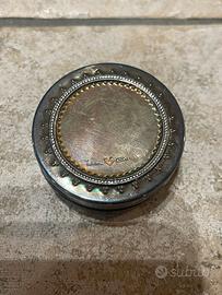 Scatolina tonda argento 925 epoca antica