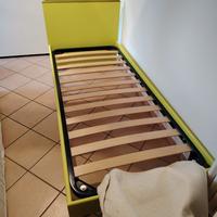 Letto singolo e rete