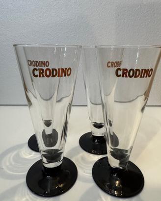 Set 4 bicchieri Crodino