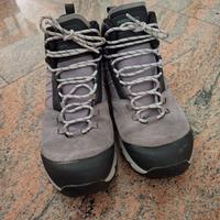 Scarpe trekking uomo MH500 MID impermeabili grigie