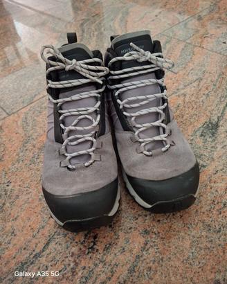 Scarpe trekking uomo MH500 MID impermeabili grigie