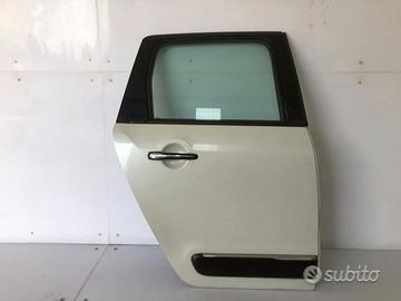Portiera posteriore destra Citroen C3 picasso bia