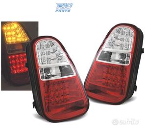 FANALI MINI COOPER R50 R52 R53 04-06 LED ROSSO CHI