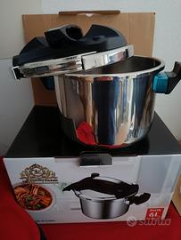 pentola a pressione inox 6 litri 